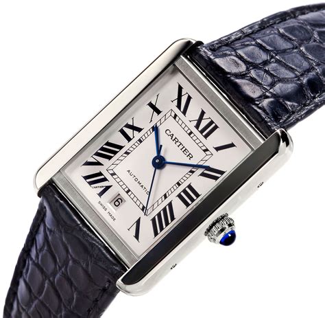 cartier tank watch|cartier tank watch men's large.